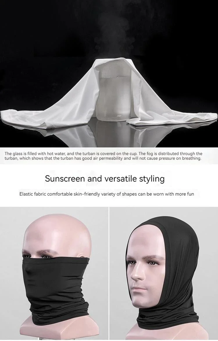 Bandana Absorb Sweat Breathable Camping Scarf Neck Ice Running Cycling Tactical Balaclava