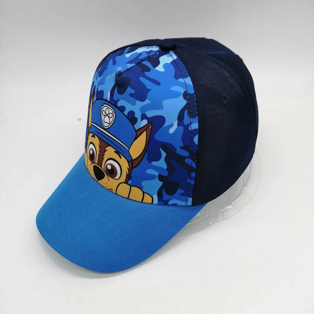 Manufacturer Wholesale Custom Kids Cap Baseball Cap Kids Cartoon Snapback Baseball Cap BSCI Factory