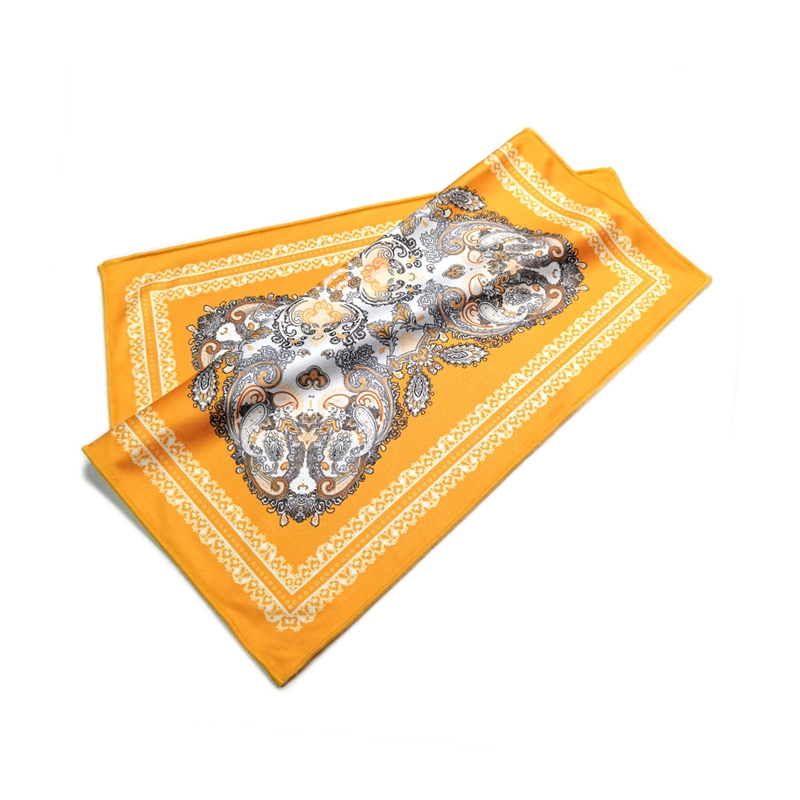 Custom Full Printed Microfiber Handkerchief Cleaning Cloth Head Scarf