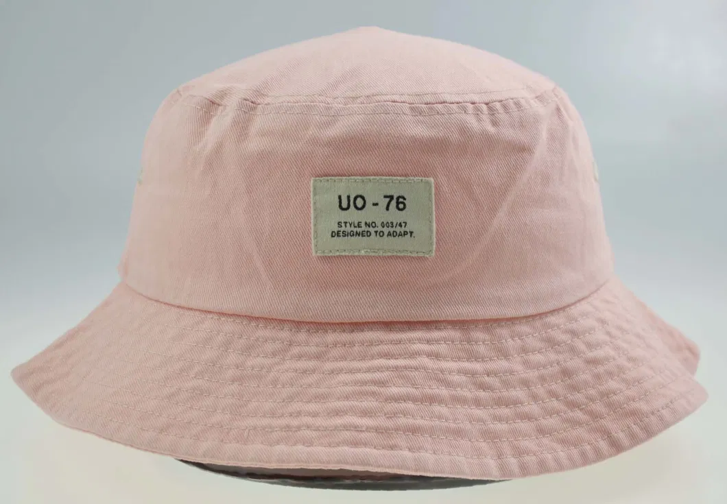 BSCI Blank Soft Cotton Bucket Hat Summer Ladies Leisure Hat