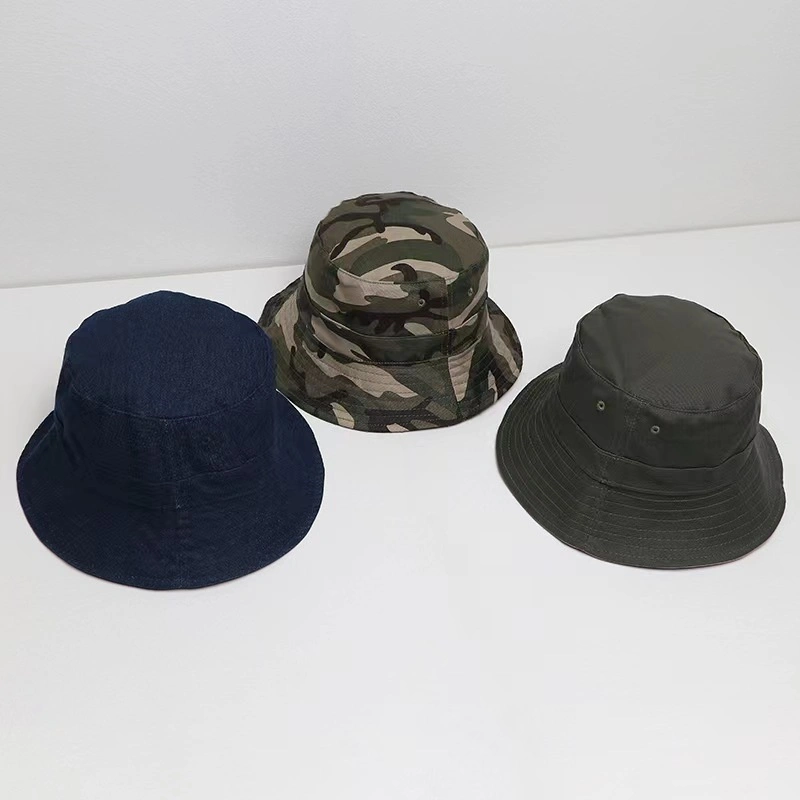 Bucket Hats for Women/Men Washed Cotton Packable Summer Beach Sun Hats Mens Womens Bucket Hat with Strings for Travel