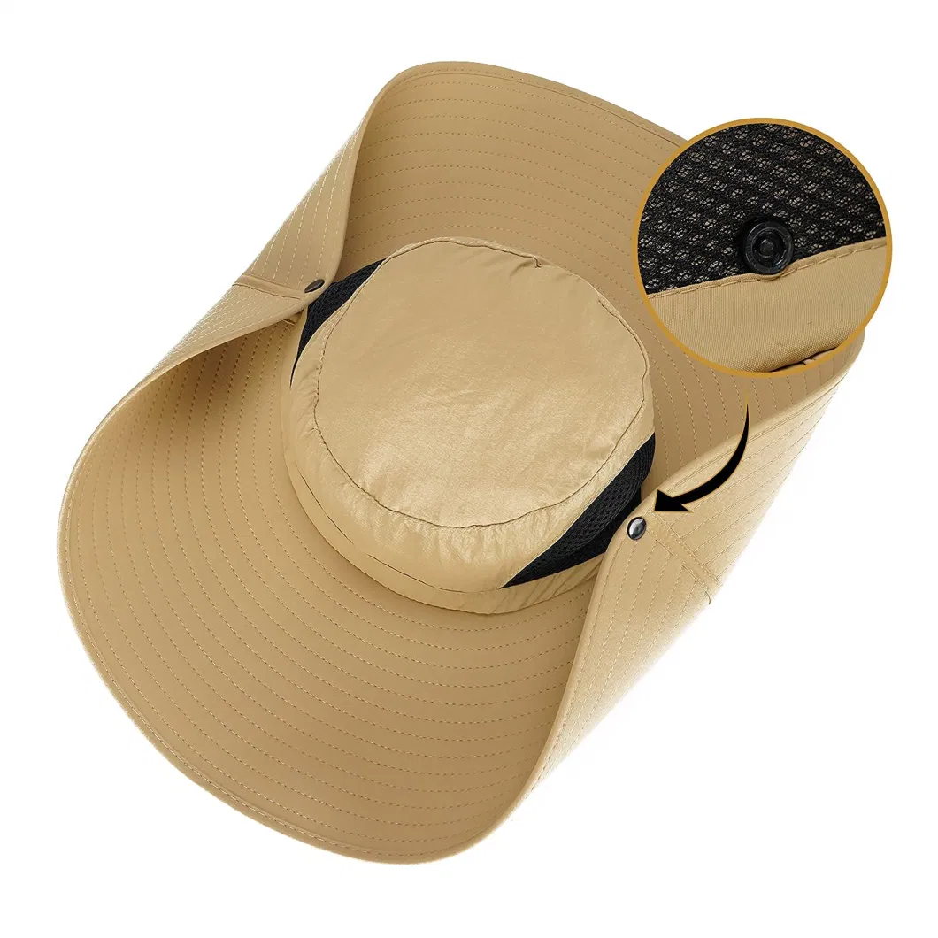 Hot Sale Upf50+ Waterproof Bucket Hat Women Super Wide Brim Sun Hat
