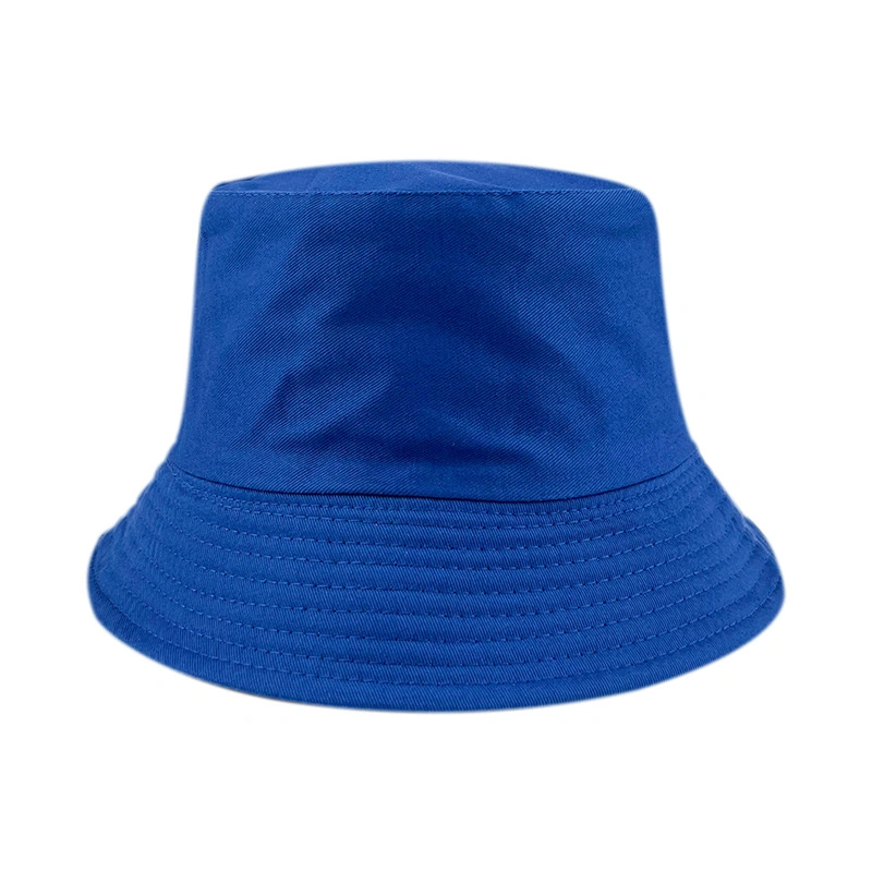 Wholesale Custom High Quality Spring Fall Fashion Reversible Solid Colour Fisherman Cap Outdoor Sun Protection Sun Hat Bucket Sports Cap