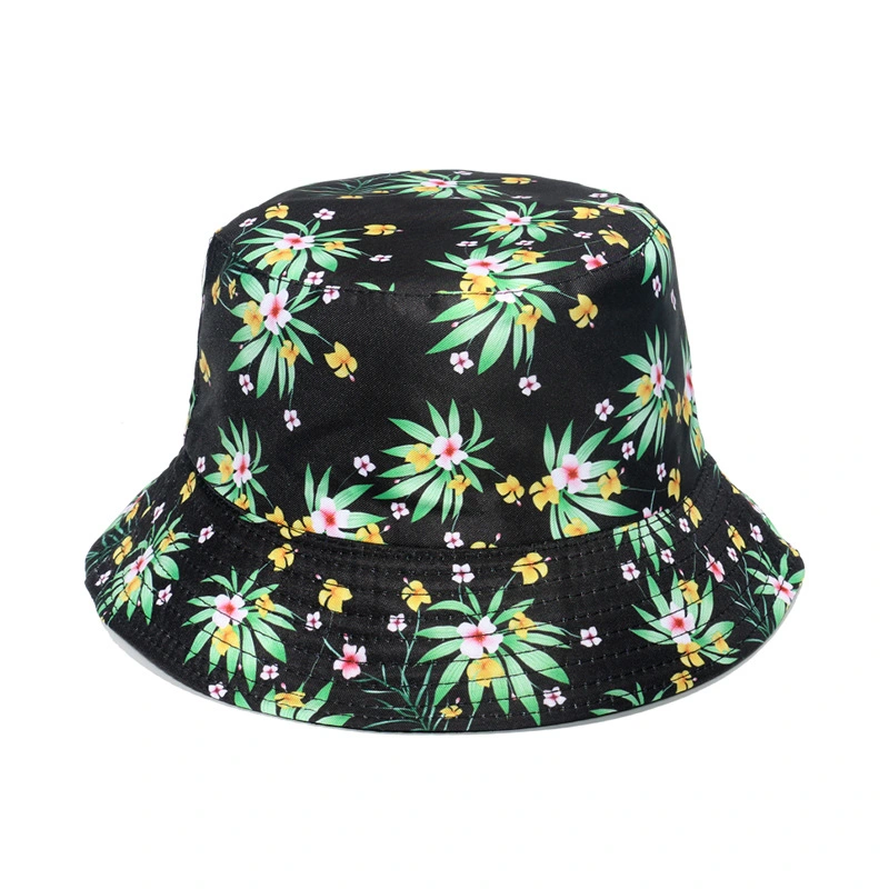 Leaf Pattern Tie Dye Bucket Hat Fall Fashion Bucket Hat