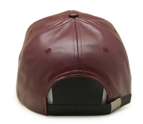 Blank PU 6 Panel Baseball Cap with Superior Quality Golf Cap