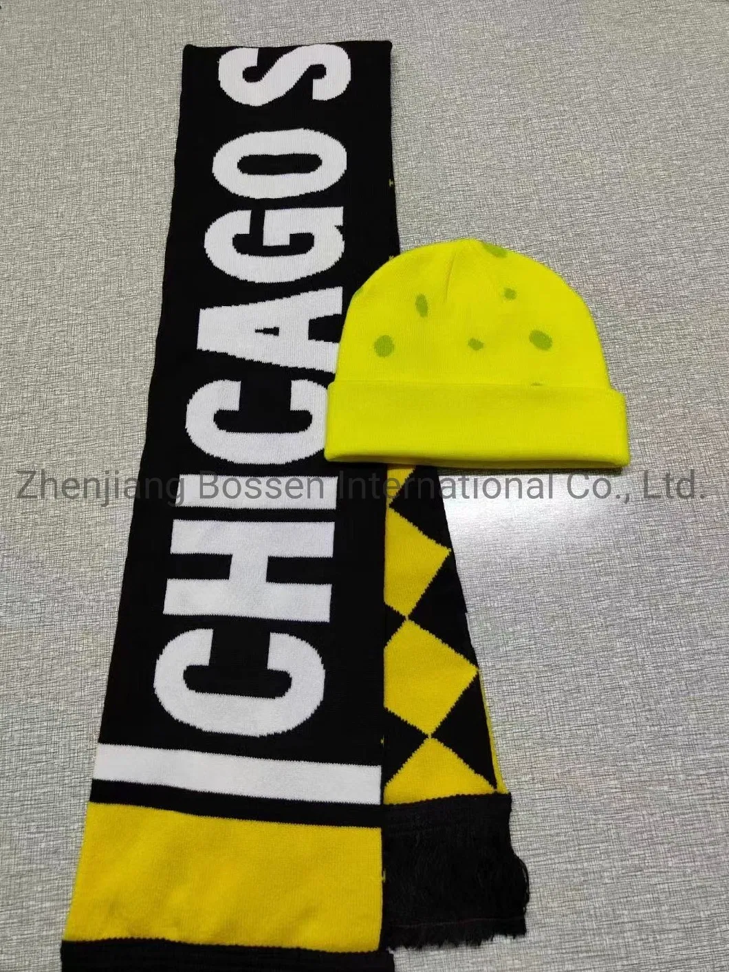 China Hat Factory OEM Custom Logo Embroidered Jacquard RPET Acrylic Winter Knitted Beanie Cap Snowboard Ski Camping Winter Beanie Hat