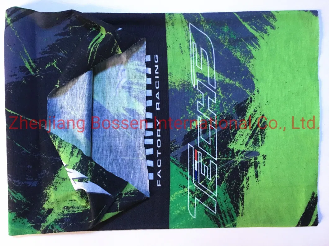 China Supplier OEM Custom Logo 25*50cm Microfiber Outdoor Fisher Face Mask Neck Tube Scarf Bandana