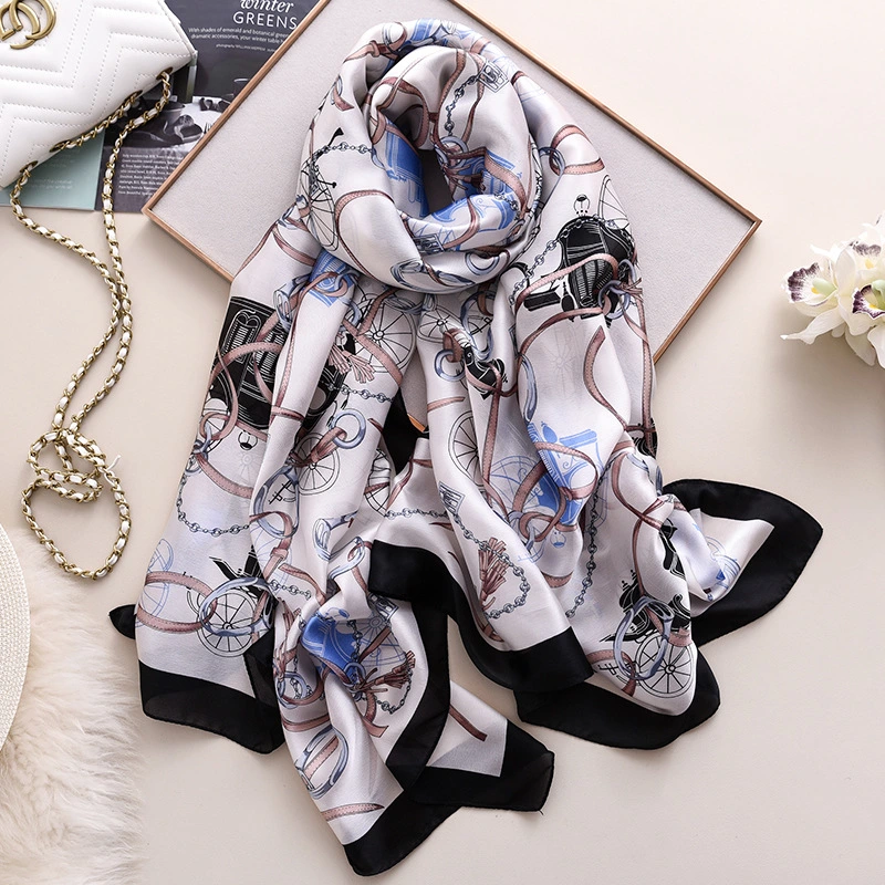 Brand Designer Silk Scarf High Quality Foulard Bandana