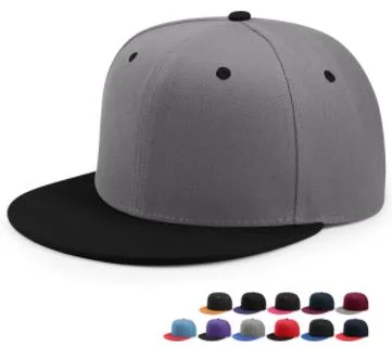 Wholesale Flat Brim Custom High Profile Hiphop Street Leisure Snapback Cap