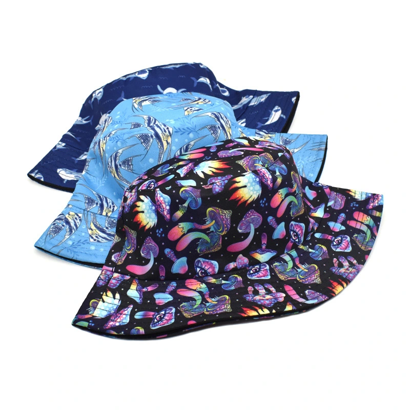 Hot Sale New Arrival Sea Cartoon Bucket Hat Fashion Hats for Men Women Unisex All Seasons
