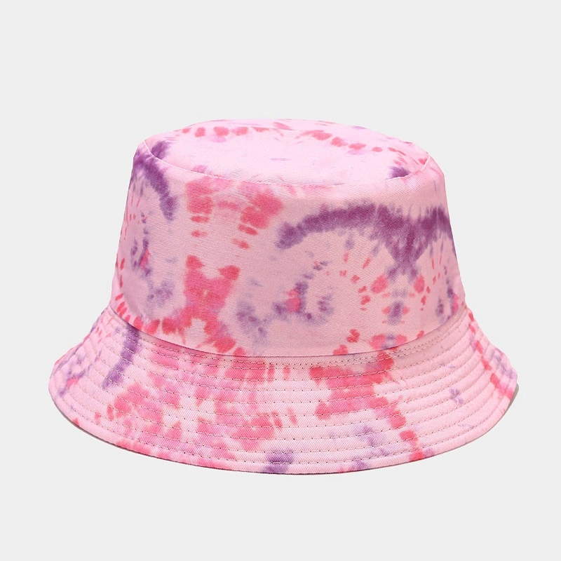 New Product 3D Printing Pattern Tie-Dye Double-Sided Bucket Hat