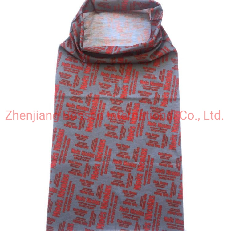 China Factory OEM Produce Custom Logo Print Polyester Microfiber Neck Gaiter Seamless Tubular Bandana Tube Scarf