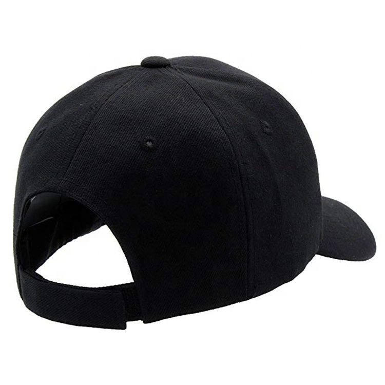 Wholesale Cap Manufacturer Custom 6 Panel Curved Brim Structured Baseball Ball Cap