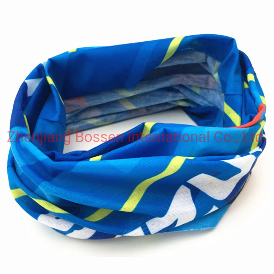 China Supplier OEM Custom Logo 25*50cm Microfiber Outdoor Fisher Face Mask Neck Tube Scarf Bandana