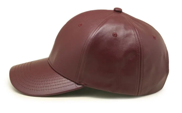 Blank PU 6 Panel Baseball Cap with Superior Quality Golf Cap