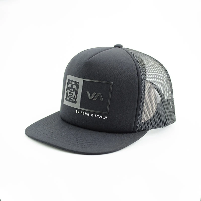 Foam Snapback Trucker Hat with Printing 5 Panel Polyester Customized Fashion Promotion Cap
