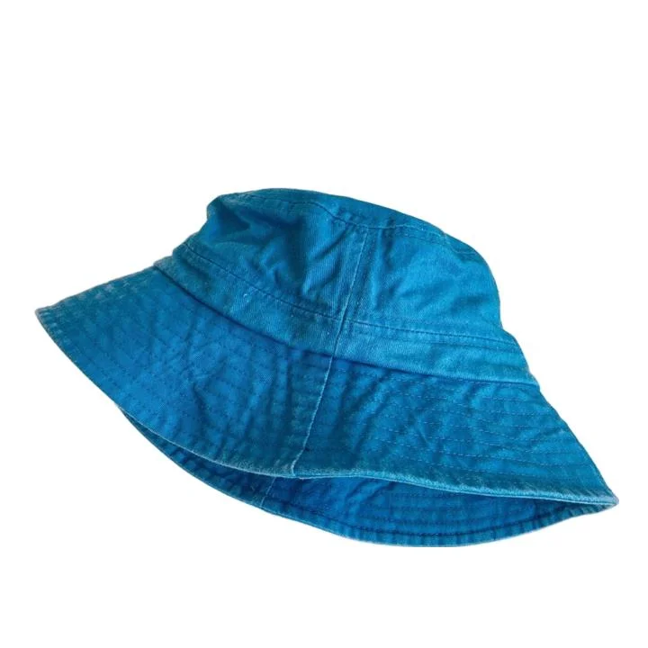 Custom Fashion Classic Multicolor Washed Denim Unisex Bucket Hat Fisherman Hat for Outdoor Activities