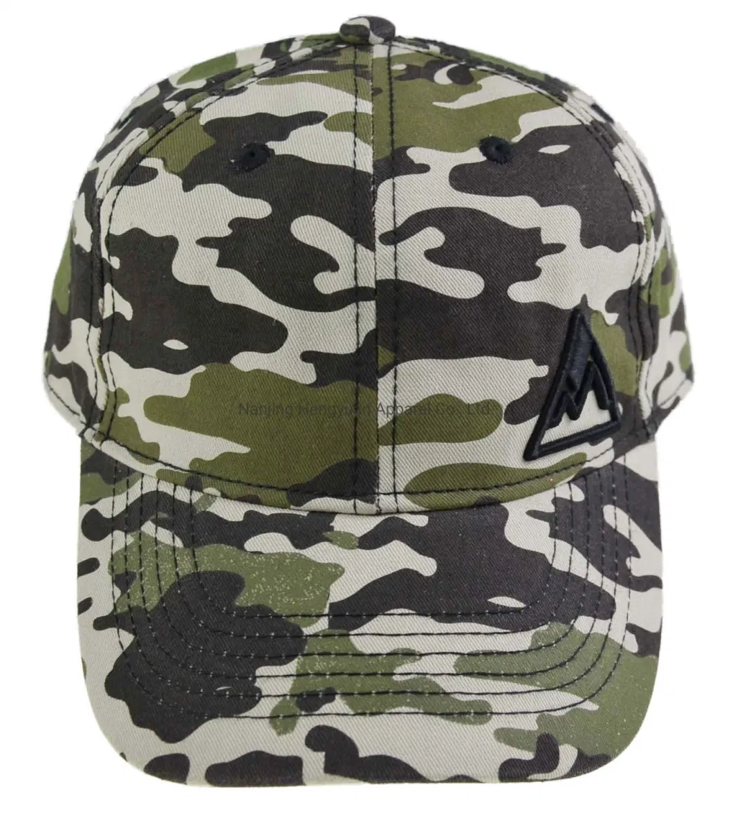 High Quality Custom Logo, Sports Camo Camouflage Fitted Baseball Caps