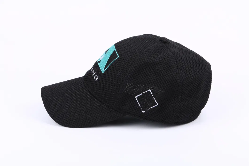 Personalised Baseball Cap Polyester 6 Panel Mesh Breathable Running Sport Cap for Unisex Outdoor