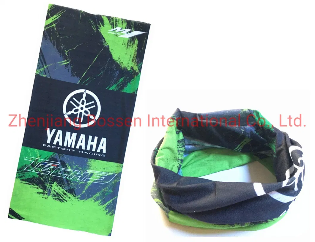 China Supplier OEM Custom Logo 25*50cm Microfiber Outdoor Fisher Face Mask Neck Tube Scarf Bandana