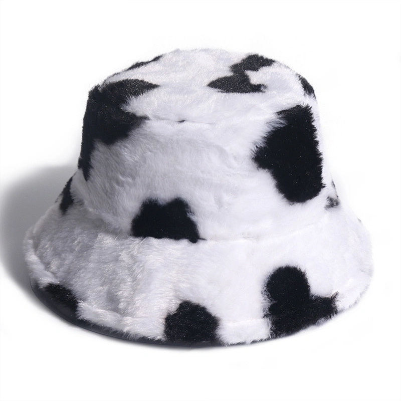 Wholesale Warm Winter Cotton Lining Customized Printing Bucket Hat for Women