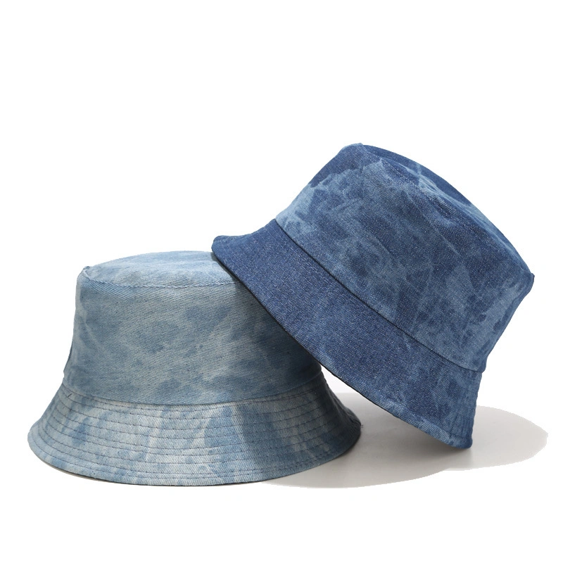 Wholesale Custom Hot Sale Summer Fashion Colorful 100% Cotton Tie Dye Printed Bucket Hats