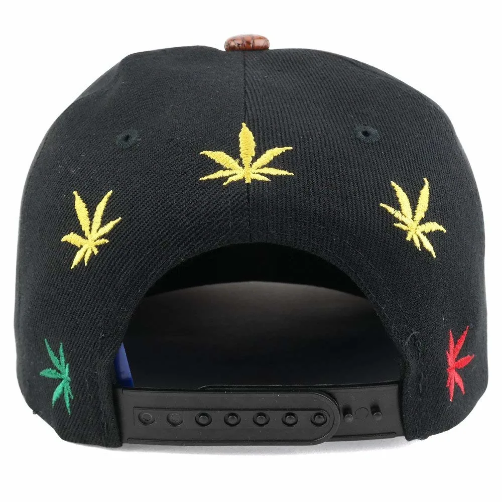 Wholesale 100% Polyester Fashion Adjustable 3D Embroidered Outdoor Hip Hop Visor Puff Snapback Cap