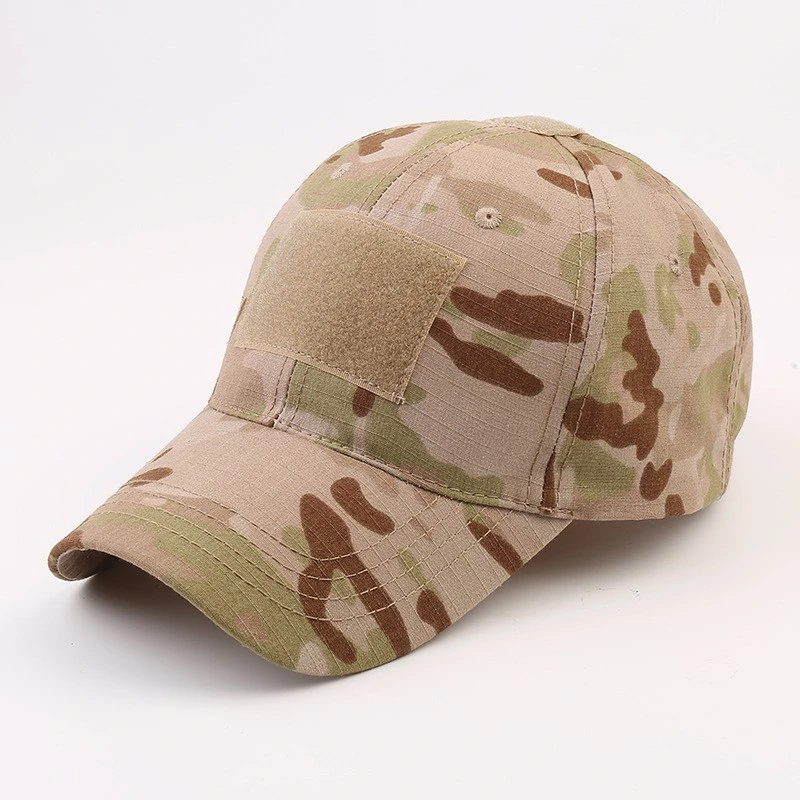 Military Camo Hats Adjustable Sunshade Caps Custom Patch Embroidery Baseball Cap for Men