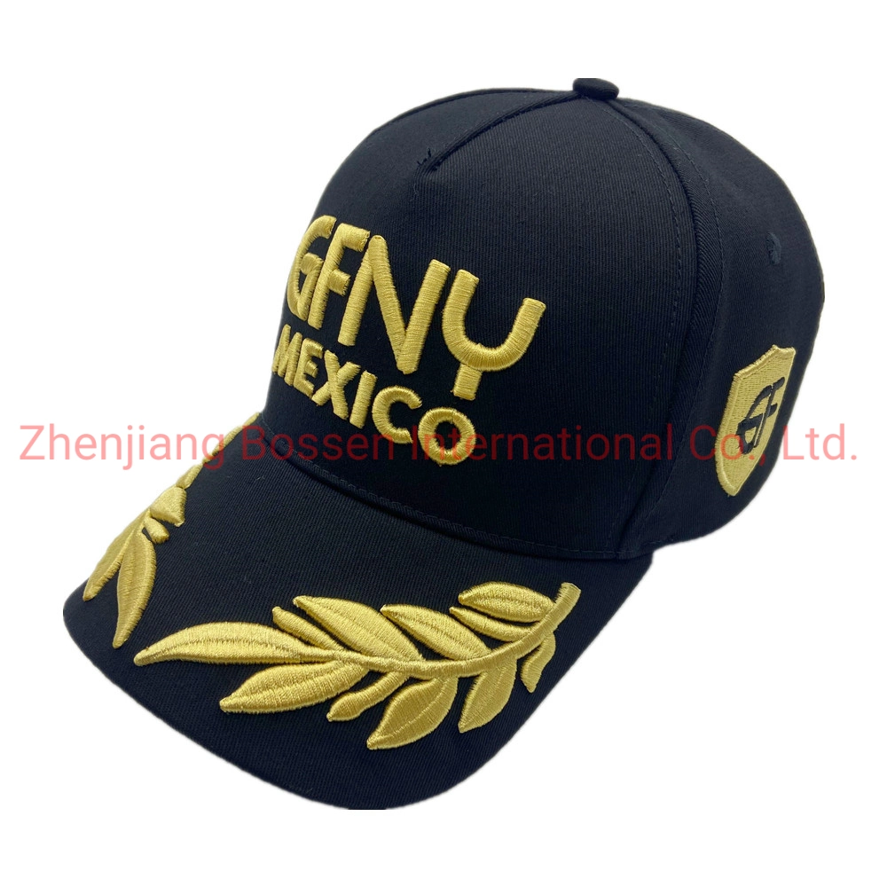 China Factory OEM Custom Color Plain 5 Panels Quick Dry Mesh Trucker Hat Black Dry Fit Baseball Cap