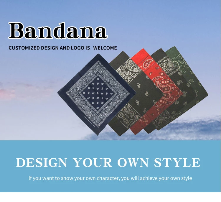 Factory Customization Bandana Own Logo Private Label Silk Men&prime;s Pocket Square