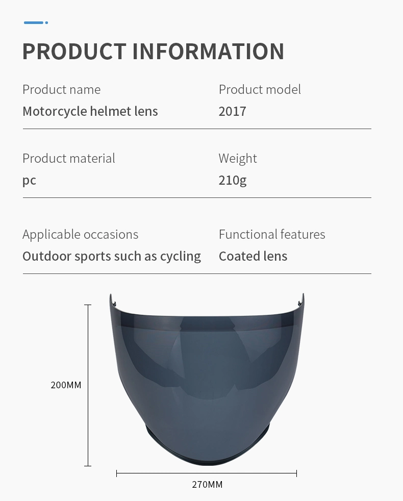 Rts Anlorr 2017 Wind-Proof Motorcycle Anti UV Helmet Lens Visor for Men Women Helmet Visor Lens