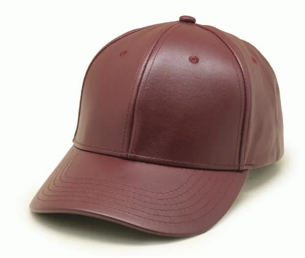 Blank PU 6 Panel Baseball Cap with Superior Quality Golf Cap