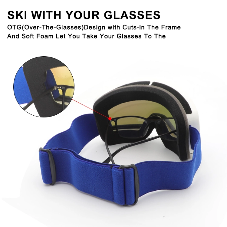 Custom Big Winter Skiing Season Masks Ski Snow Sungalsses Youth Ski Goggles