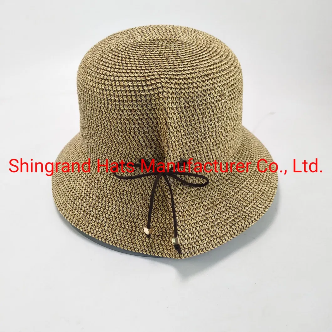 Fashion Sun-Proof Straw Bucket New Style Hat