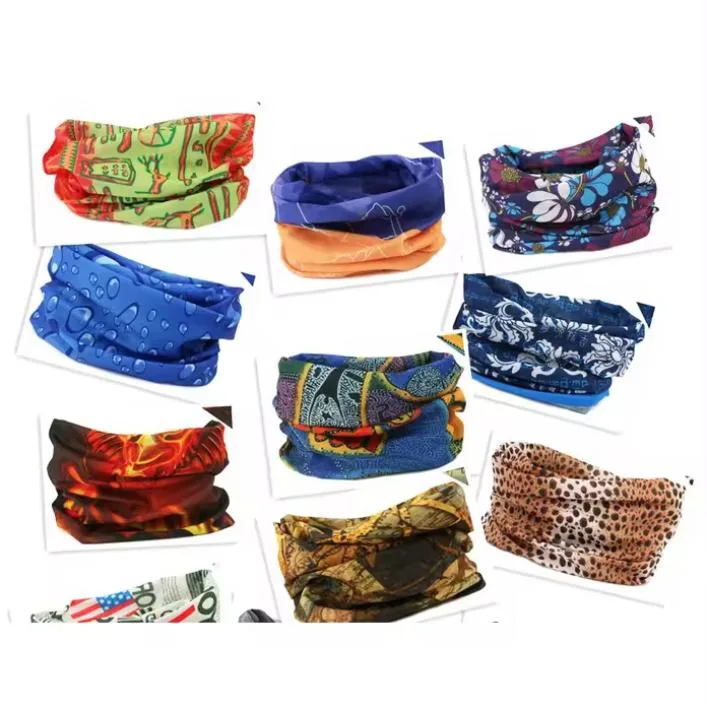 Customized Breathable Neck Gaiter Face Tube Bandana UV Protection Cool Headband Sport Bandana