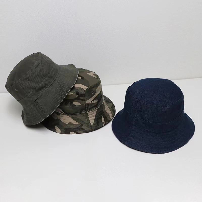 Bucket Hats for Women/Men Washed Cotton Packable Summer Beach Sun Hats Mens Womens Bucket Hat with Strings for Travel