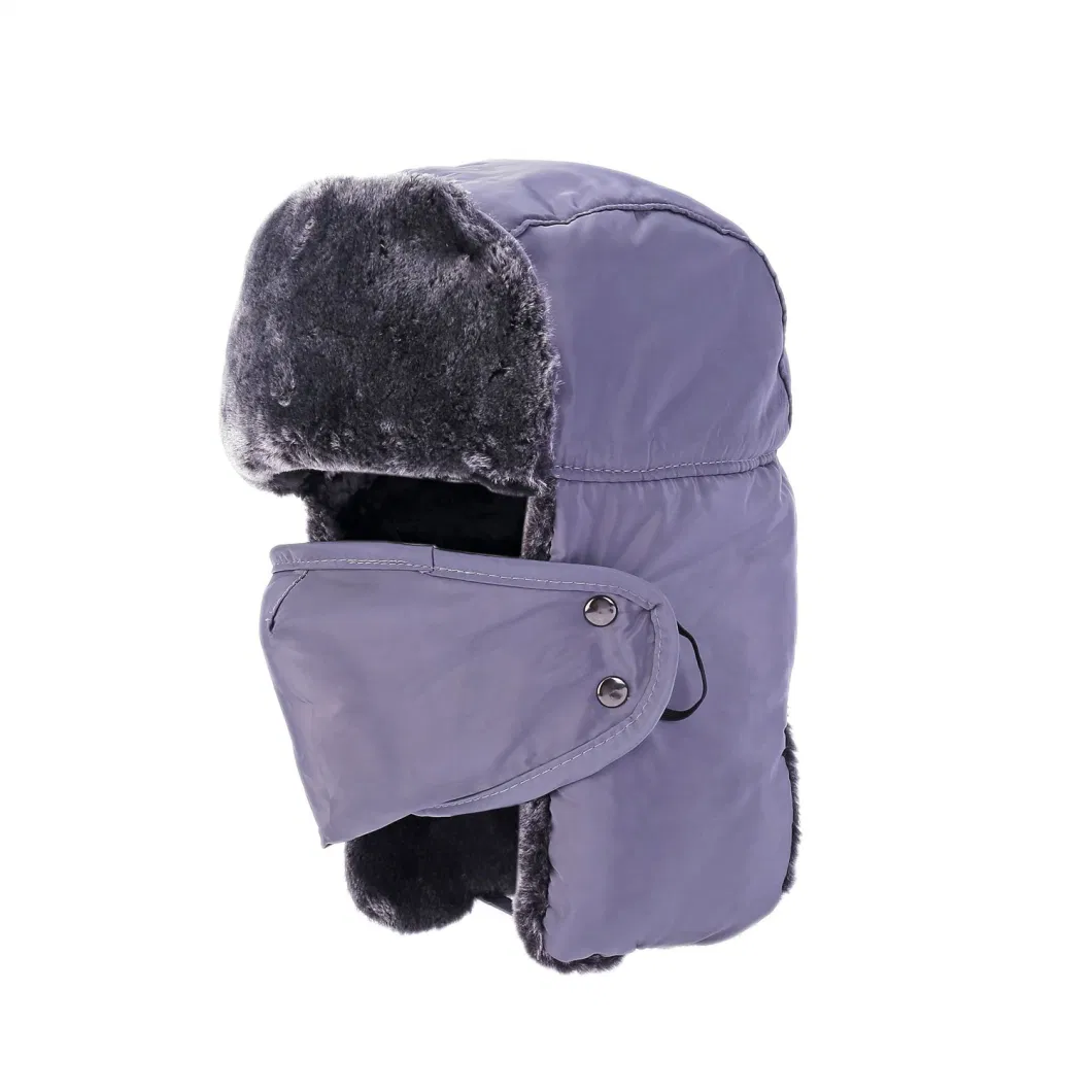 Unisex Winter Trooper Hunting Hatear Flap Chin Strap and Windproof Mask Trapper Hats