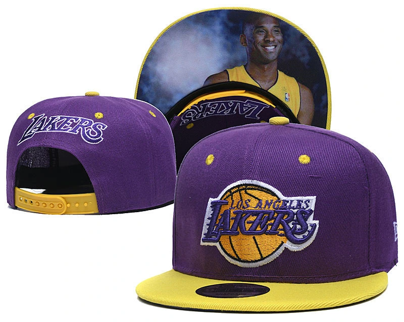 Wholesale Los Angeles Lakers Official Team Embroidery Basketball Snapback Baseball Cap Hat