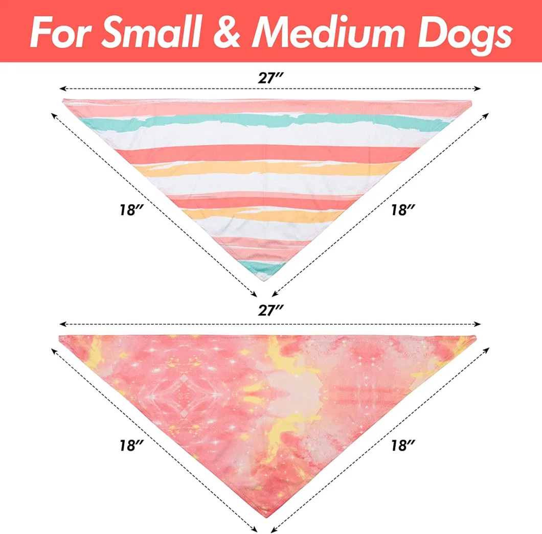 Wholesale Breathable Scarf Pet Summer Dog Bandanas Dog for Small Medium Large Dogs Pets