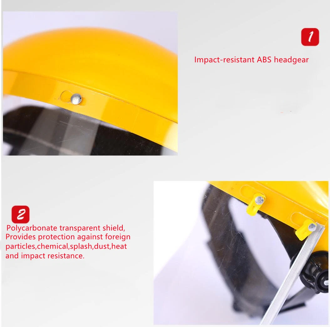 Face Protection/ Protective Face Shield / Clear Visor with Headgear