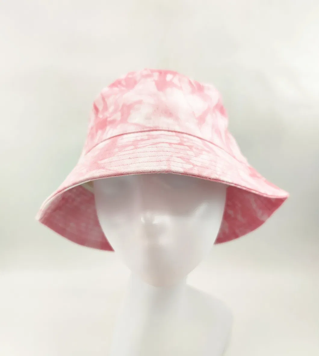 100% Cotton Twill Fabric Tie Dye Style Bucket Hat