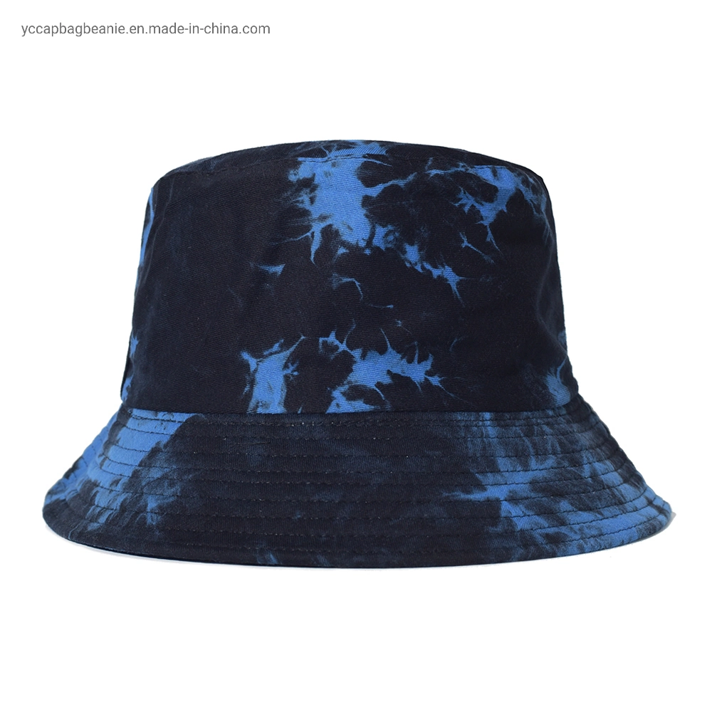 100% Cotton Tie Dye Print Reversible Bucket Hat