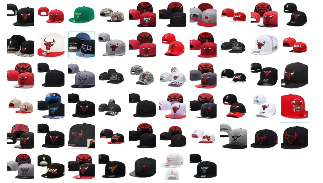 Snapback Hats for 32 Teams USA Basketball Embroidered Hat for Rugby Ice Hockey Football Sport Beanies Visors Trucker Bucket Hats