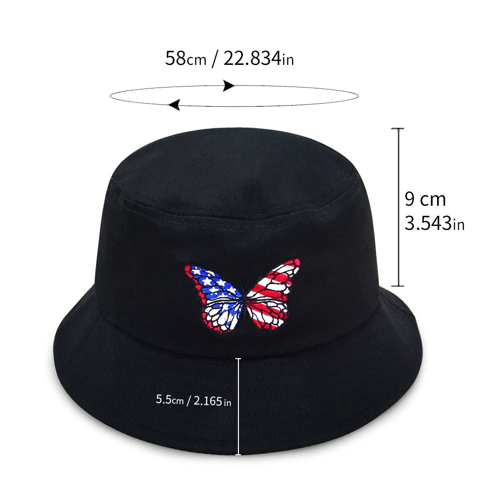 Wholesale Adult Wide Brim Bucket Hats Custom Embroidery Bucket Caps Fisherman Hat