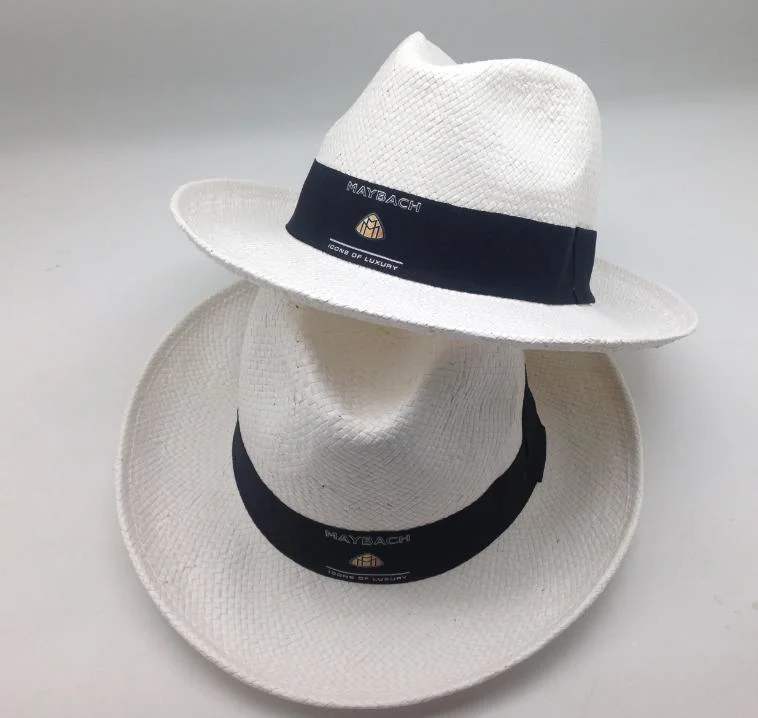 Classic Wide Straw White Panama Hat