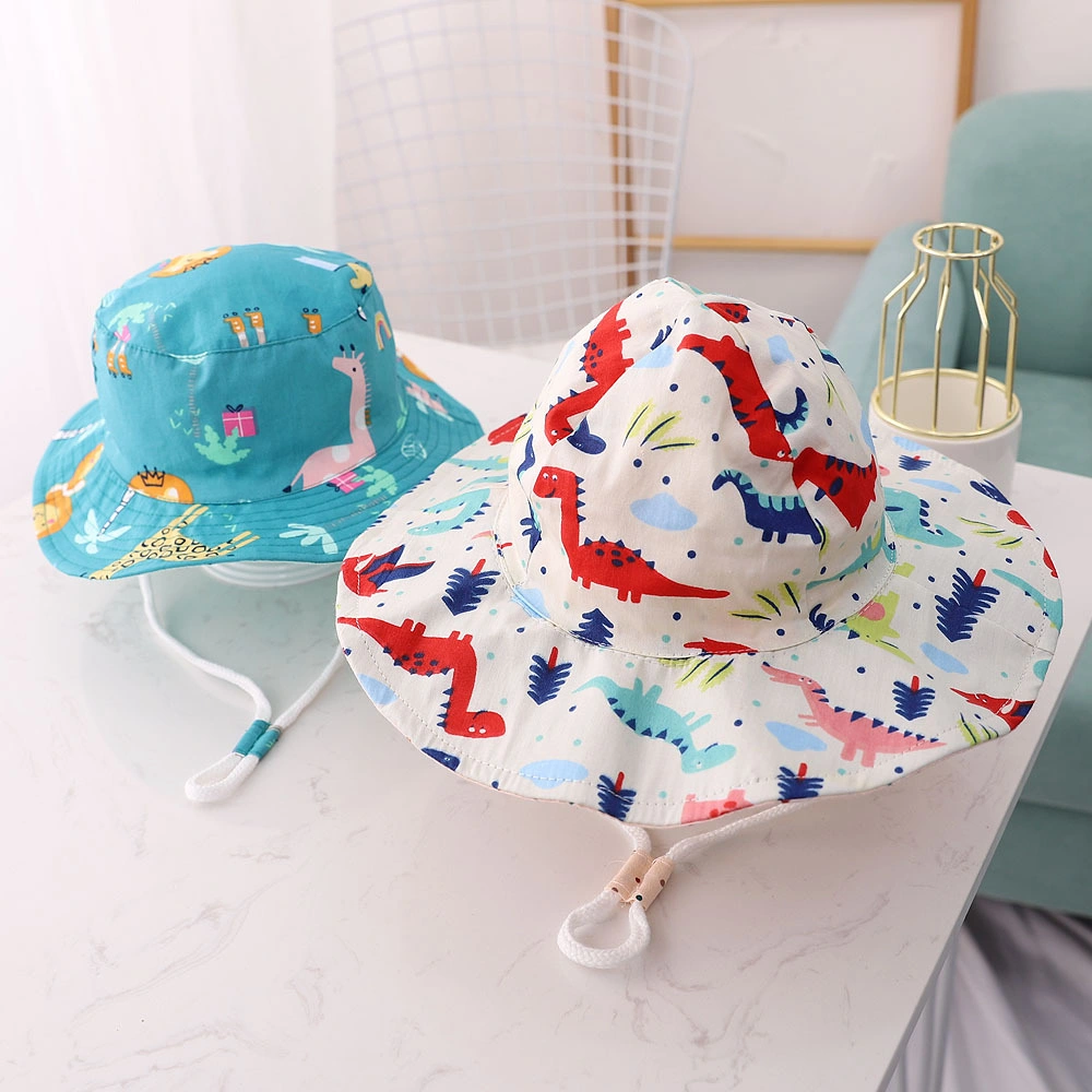 Multiple Cartoon Patterns Kids Bucket Hat Casual Outdoor Bucket Hat