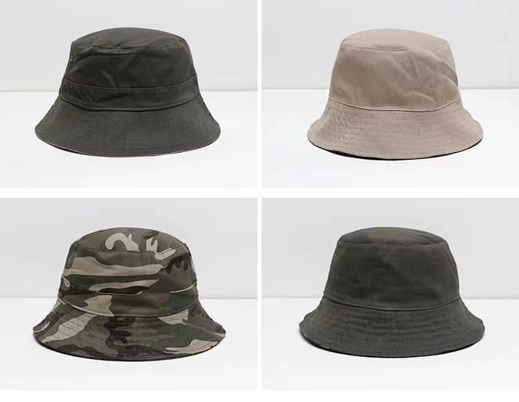 Bucket Hats for Women/Men Washed Cotton Packable Summer Beach Sun Hats Mens Womens Bucket Hat with Strings for Travel