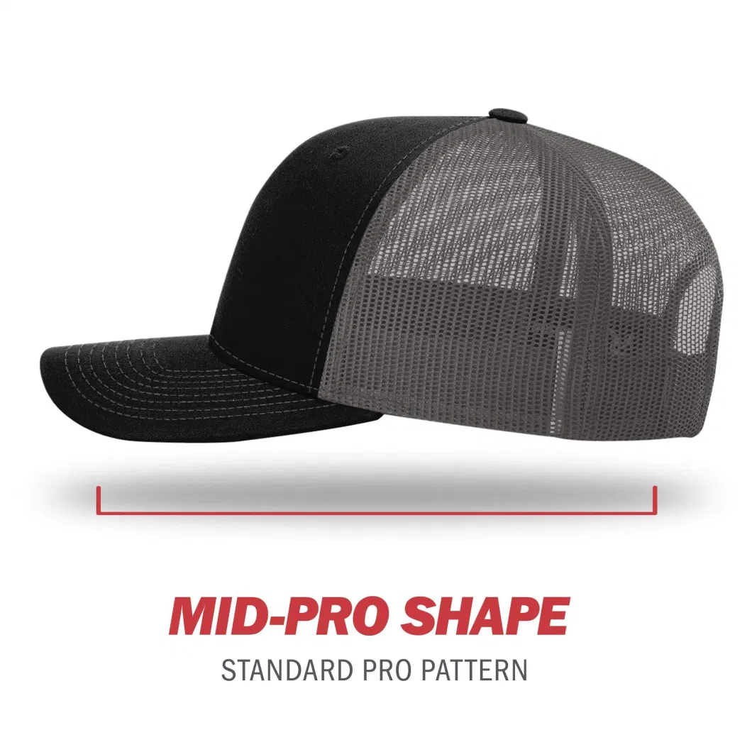 Custom Curve Brim Trucker Mesh Richardson 112 Gorras 6 Panel Snapback Hats