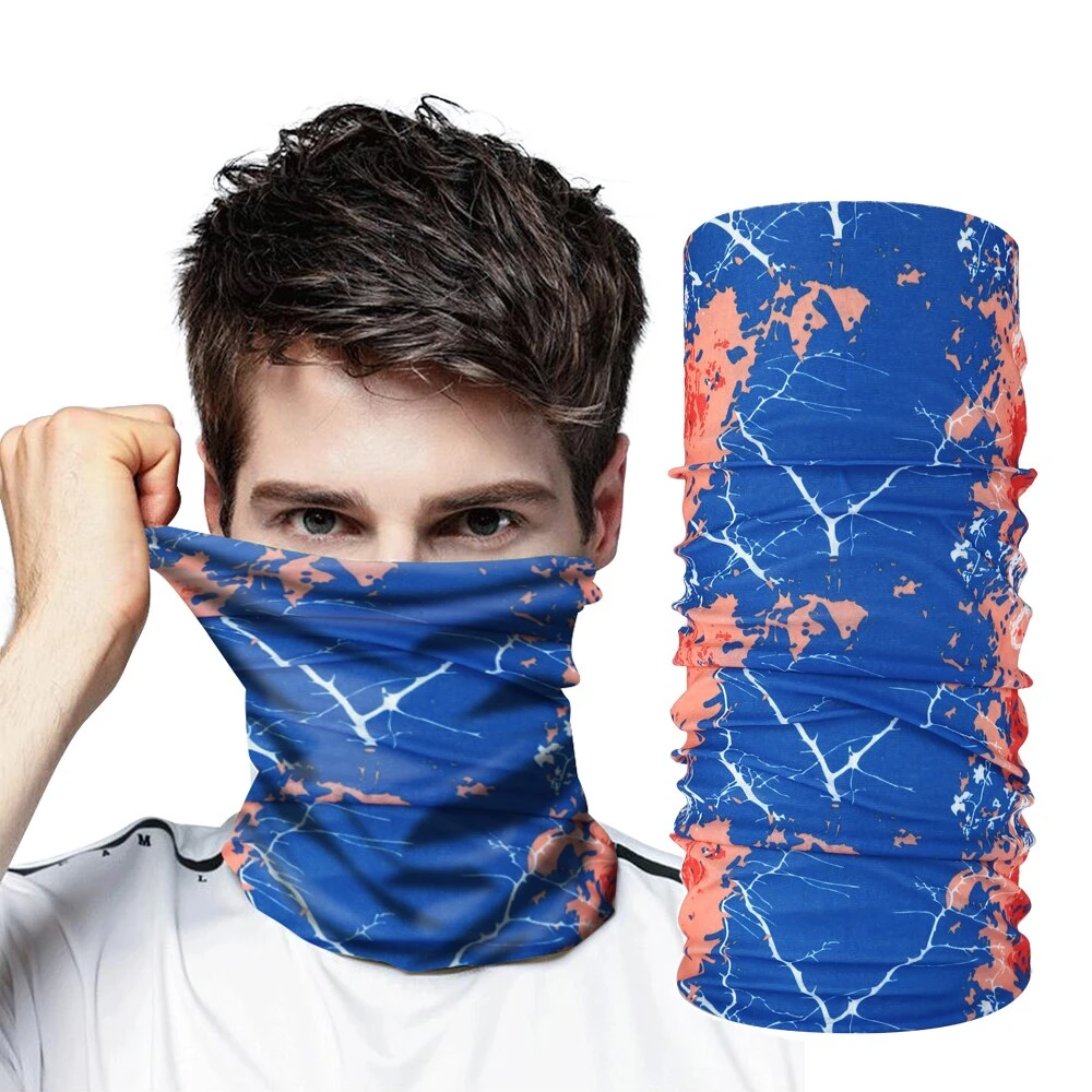 Custom Printed Face Mask Neck Tube Fleece Bandana in Tube