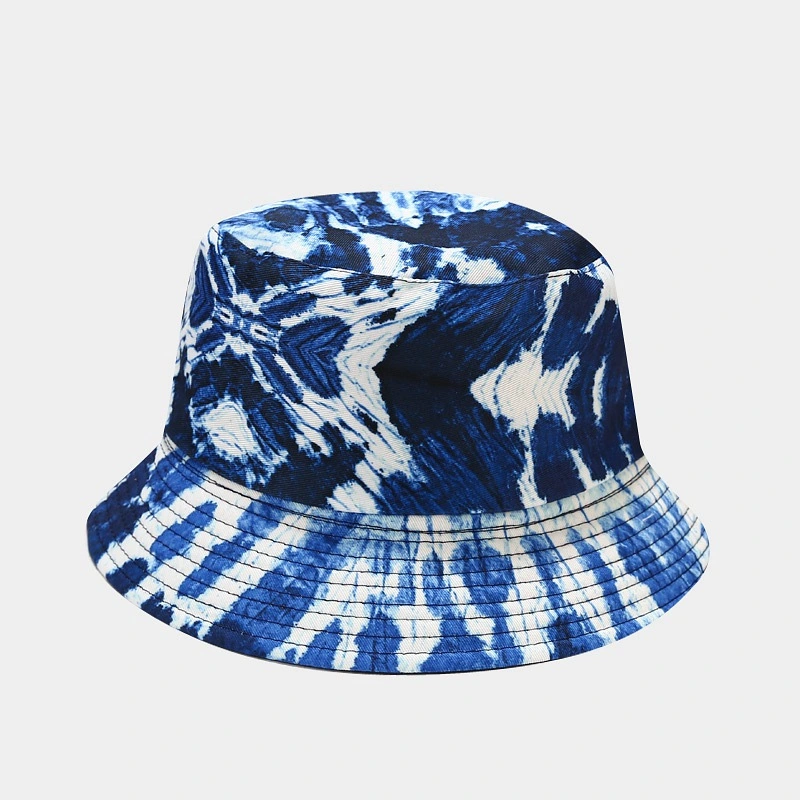 New Product 3D Printing Pattern Tie-Dye Double-Sided Bucket Hat
